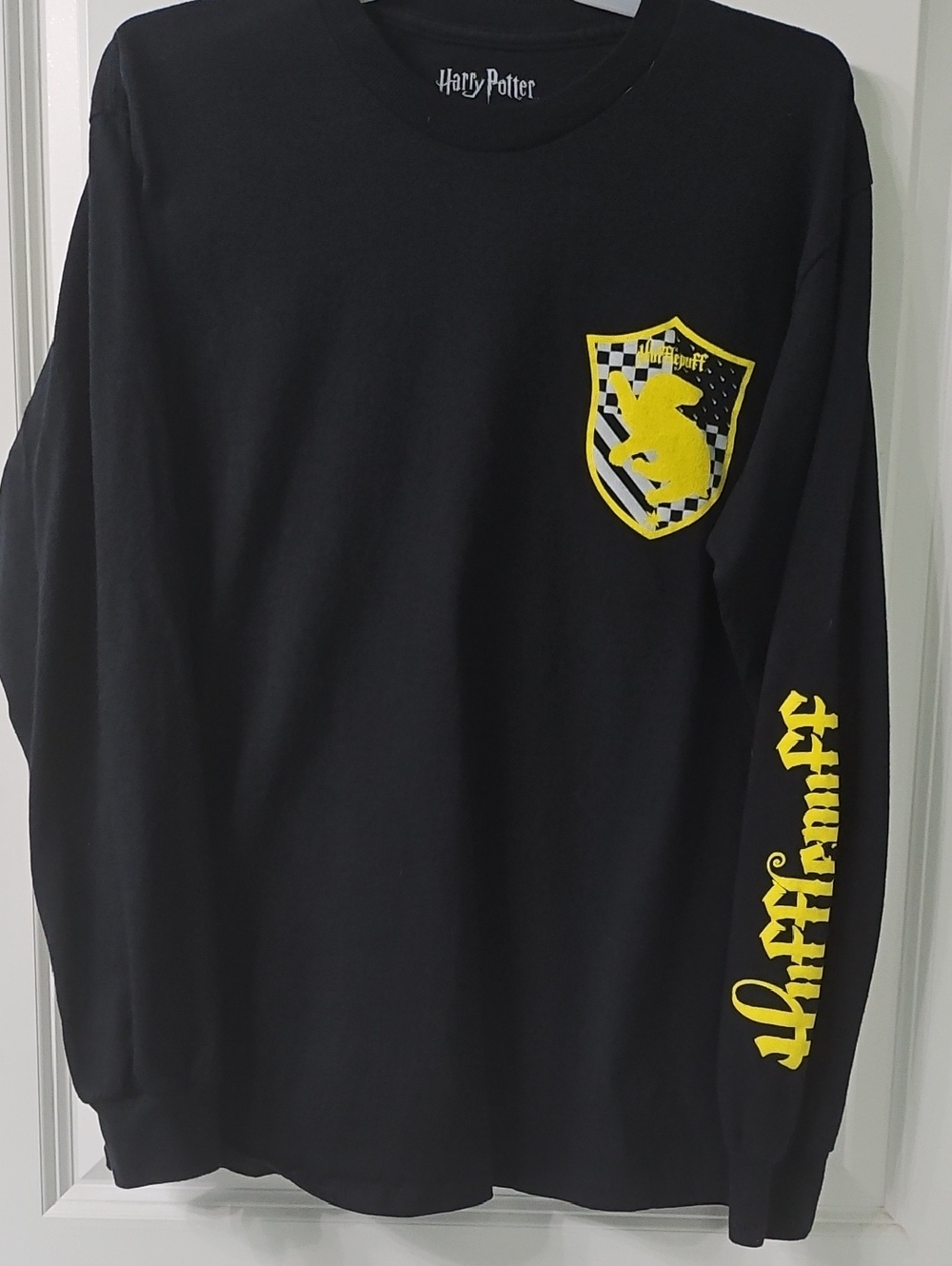 Warner Bros. Black Tee with White Harry Potter Logo